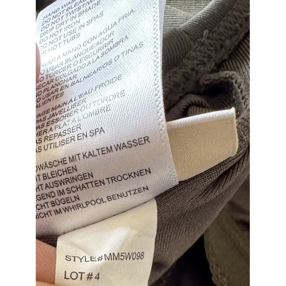 Michael By Michael‎ Kors Size Olive Green One Peice Swimsuit One Tied Shoulder